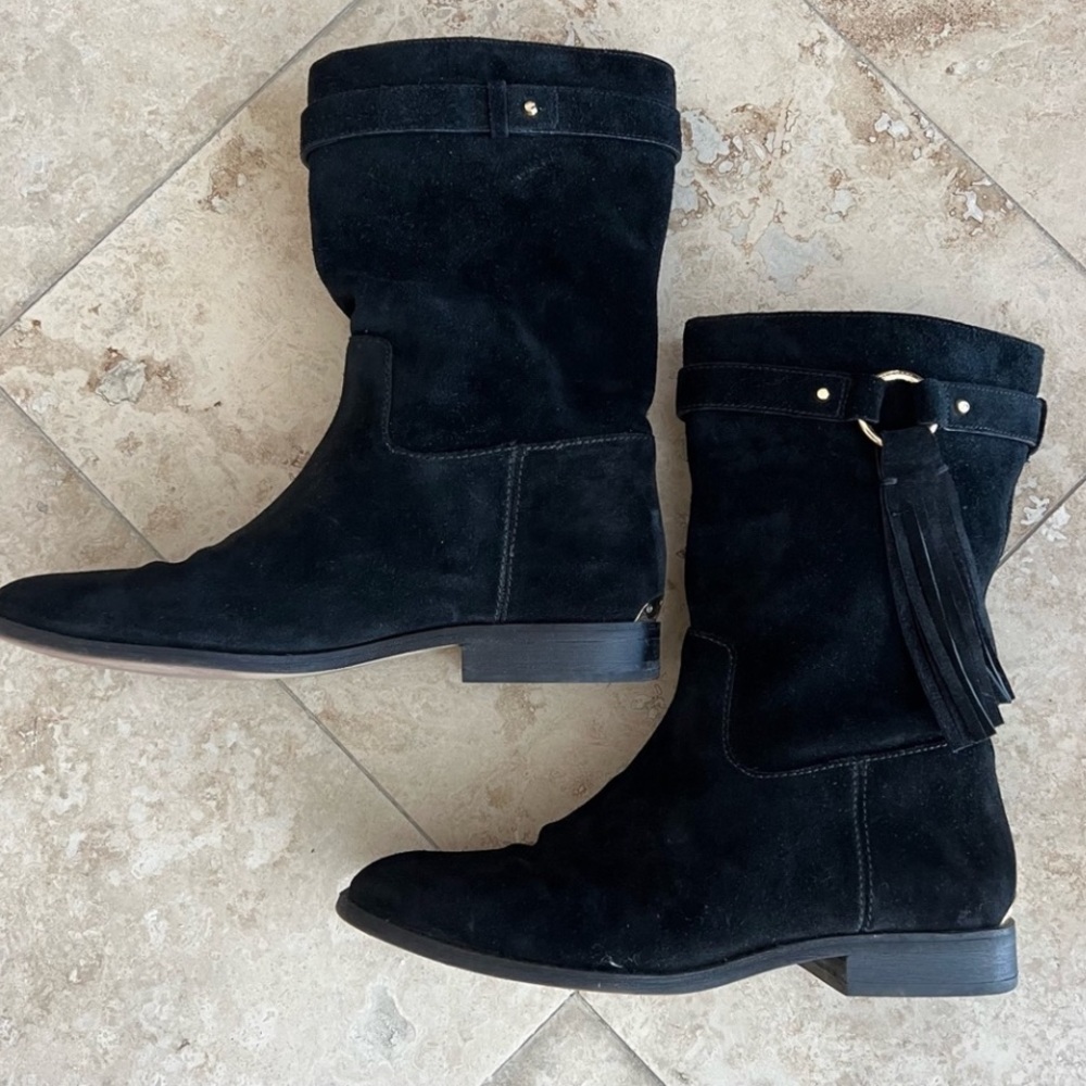 🖤Michael Kors Black Suede Boots Size 10